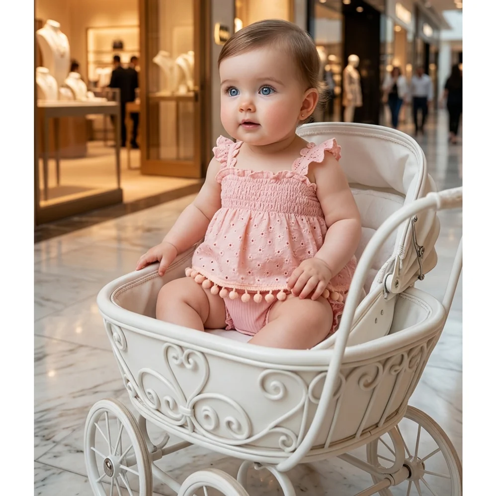 تاپ شلوارک دخترانه نوزادی